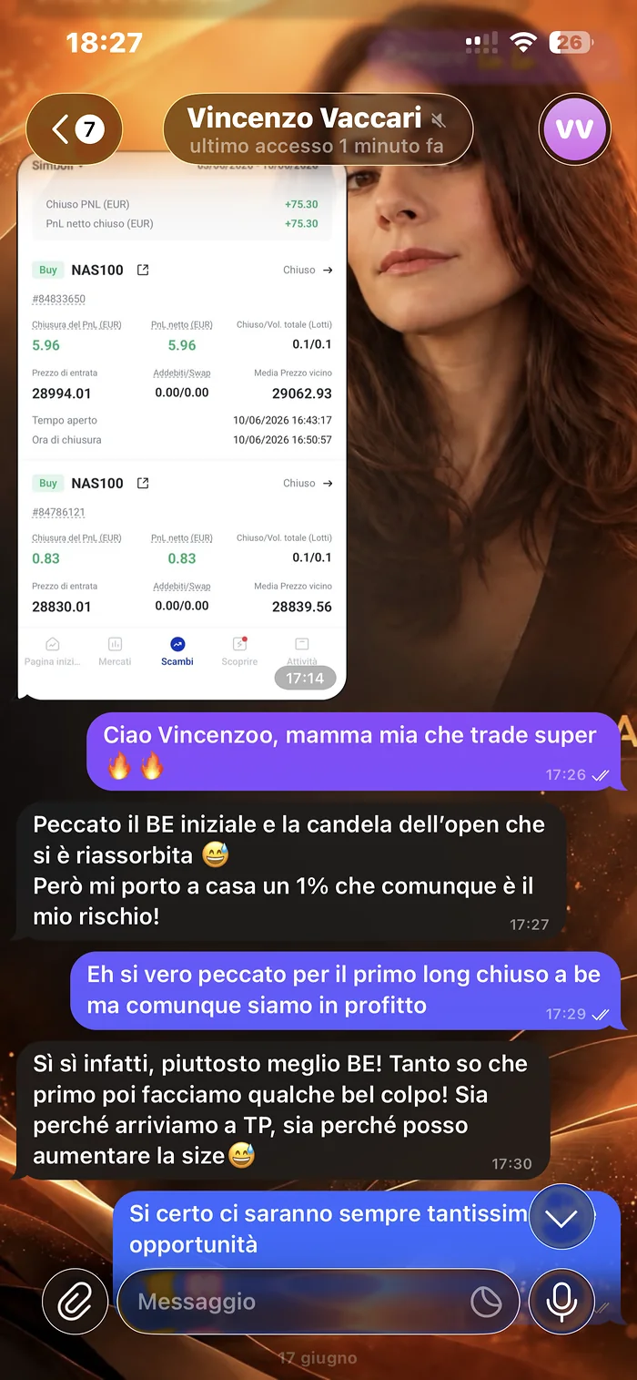 Social proof della community di Investing Claudia, schermata 6 di 12