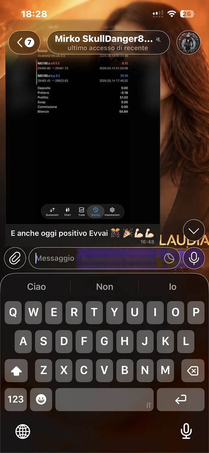 Social proof della community di Investing Claudia, schermata 7 di 12